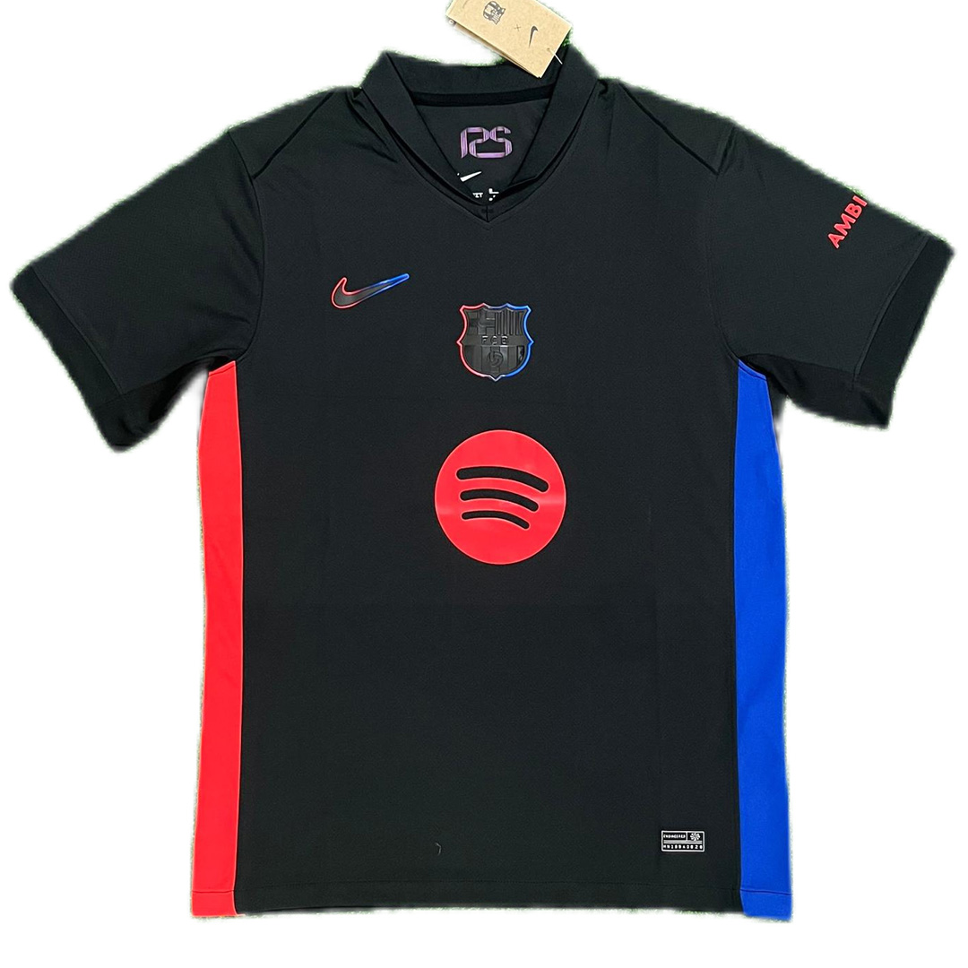 [Super Replica] Barcelona Away Spotify Logo Without Text Jersey 2024/25
