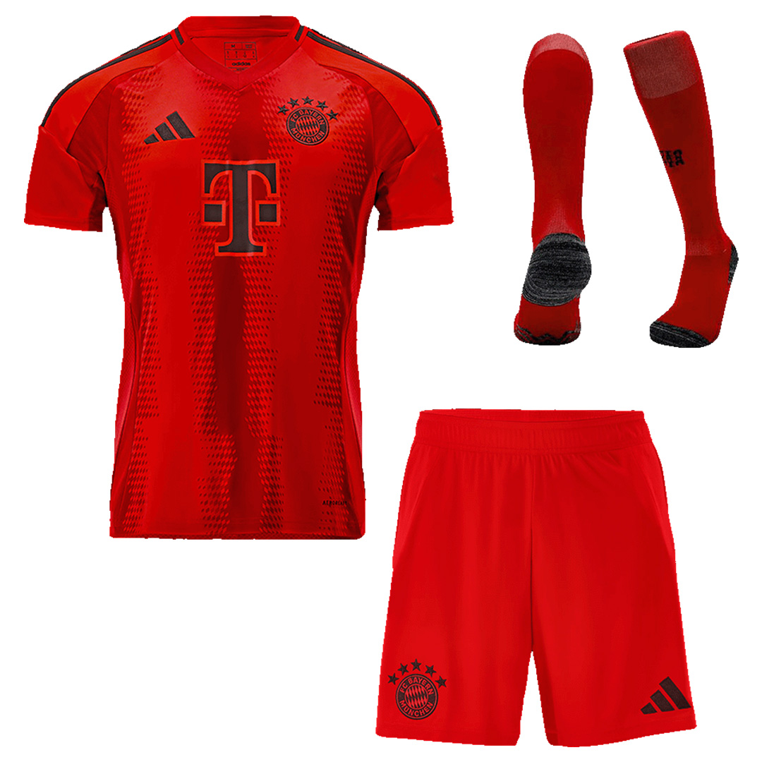 [Super Replica] Bayern Munich Home Whole Kit(Jersey+Shorts+Socks) 2024/25