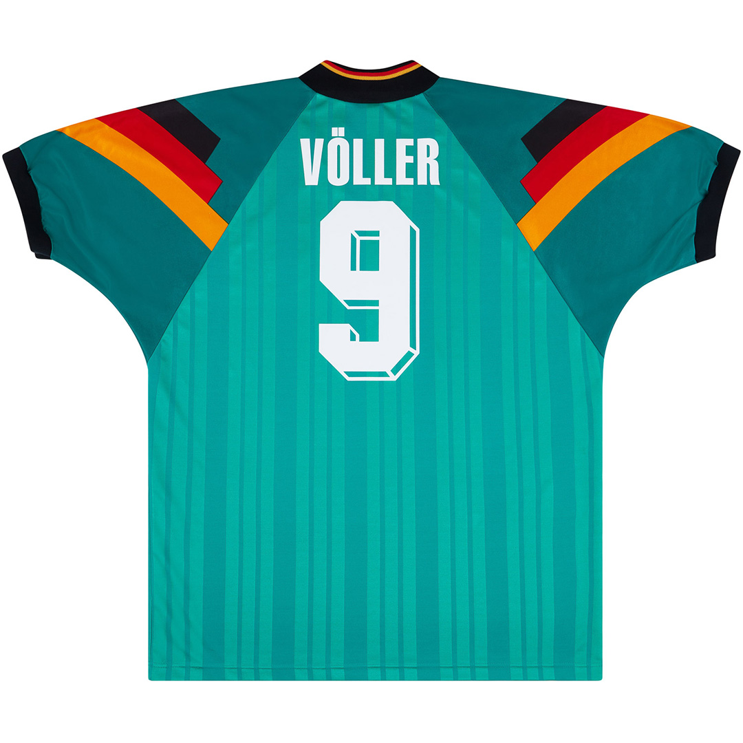 VÖLLER #9 Germany Retro Jersey Away 1992