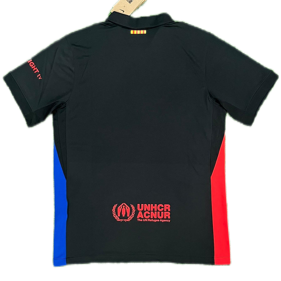 [Super Replica] Barcelona Away Spotify Logo Without Text Jersey 2024/25