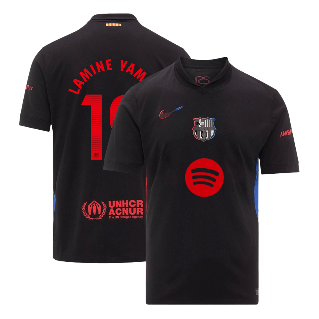 LAMINE YAMAL #19 Barcelona Away Spotify Logo Without Text Jersey 2024/25 - [Super Replica]