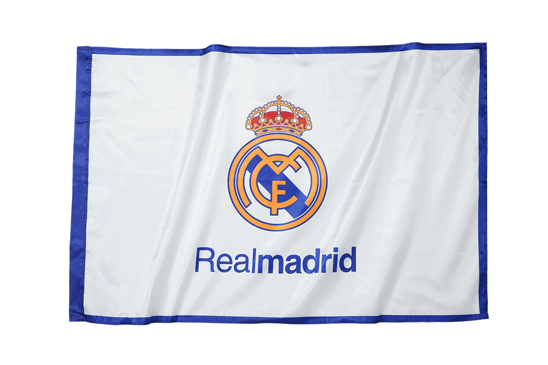 Real Madrid Team Flag - White/Blue