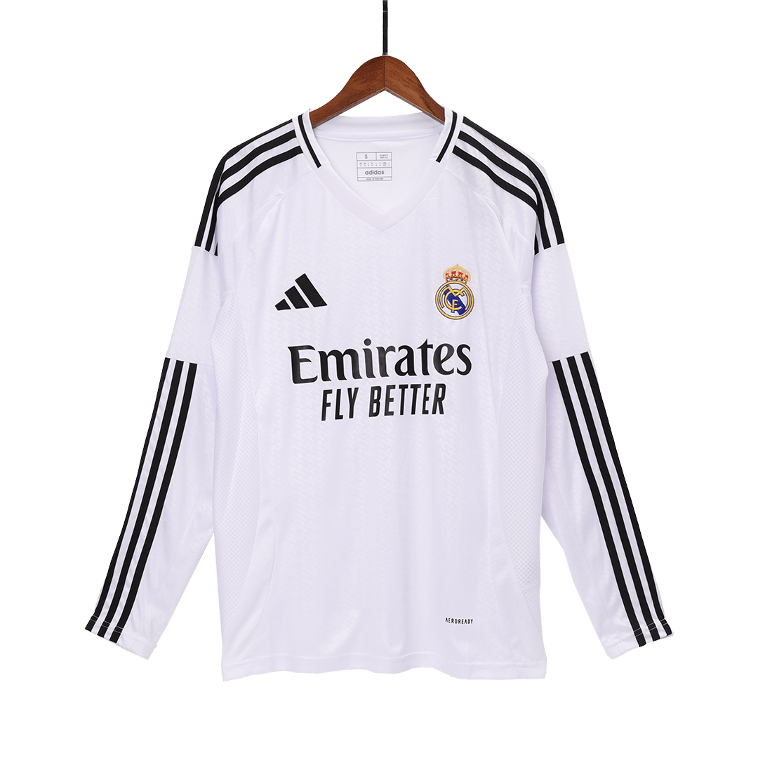 Real Madrid Home Long Sleeve Jersey 2024/25
