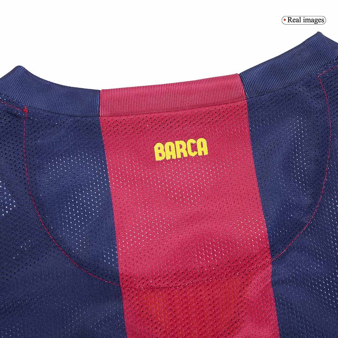 Retro Barcelona Home Long Sleeve Jersey 2014/15