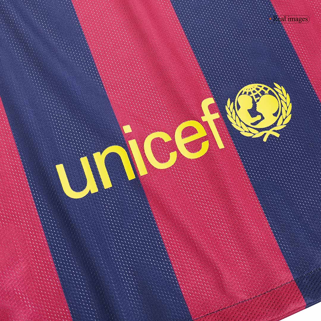 Retro Barcelona Home Long Sleeve Jersey 2014/15