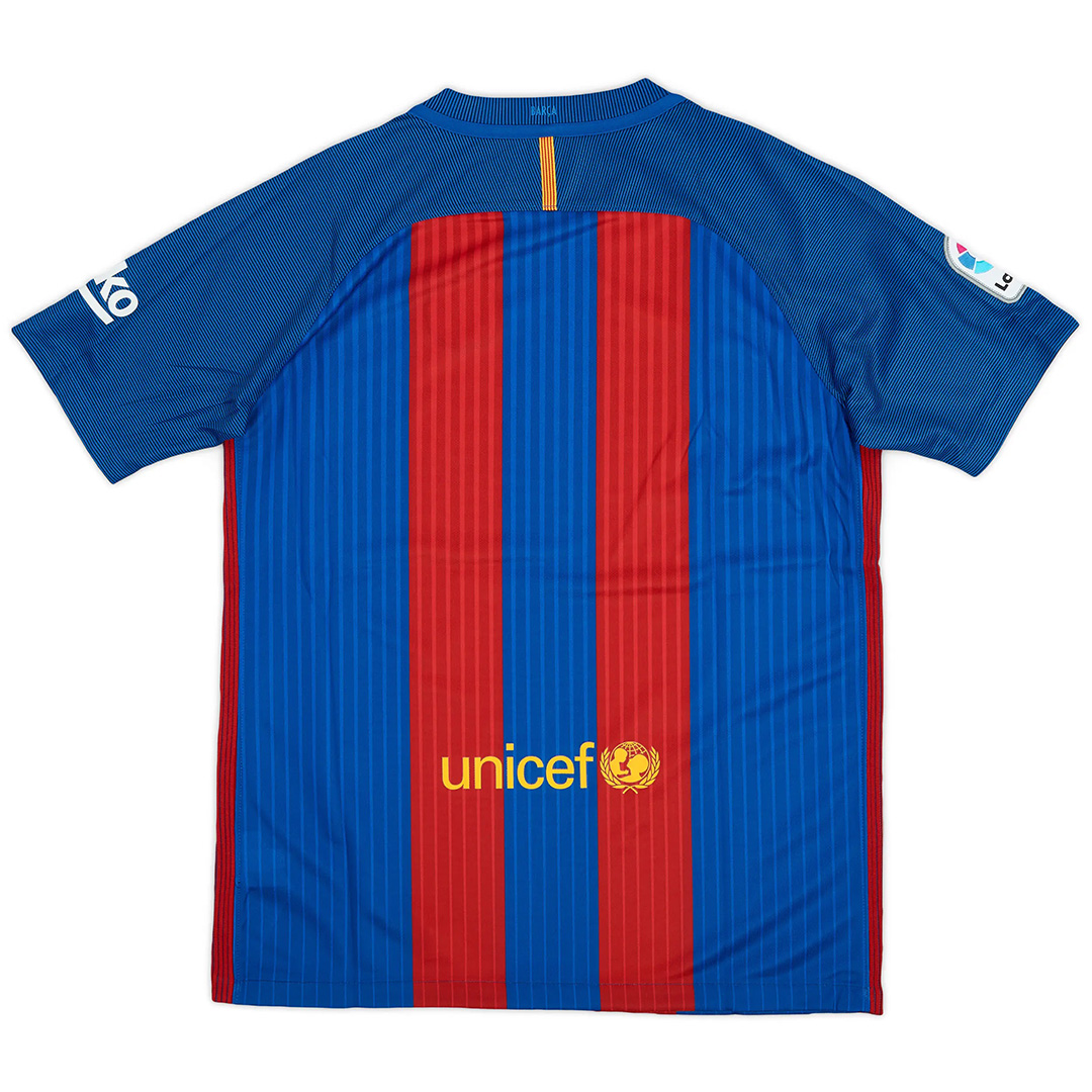 SUÁREZ #9 Barcelona Home Retro Jersey 2016/17