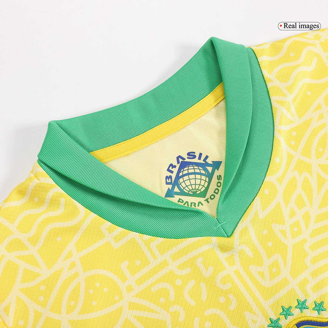 Kids Brazil Home Kit Copa America 2024