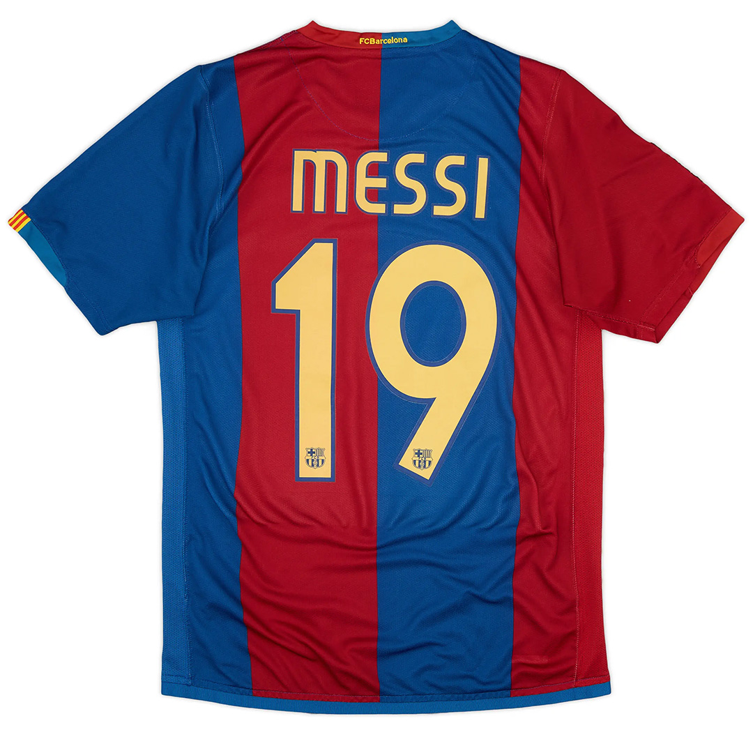 Messi #19 Barcelona Home Jersey 2006/07