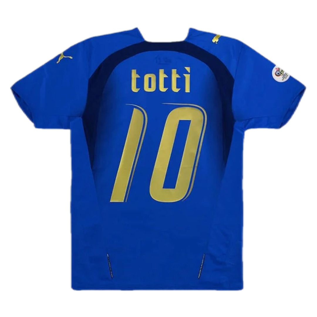 TOTTI #10 Italy Retro Home Jersey World Cup 2006