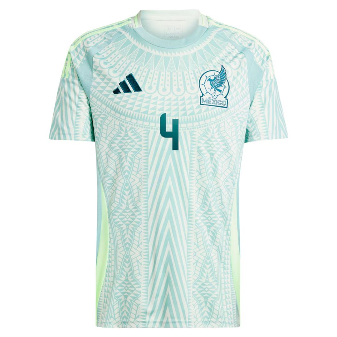 E.ÁLVAREZ #4 Mexico Away Jersey Copa America 2024
