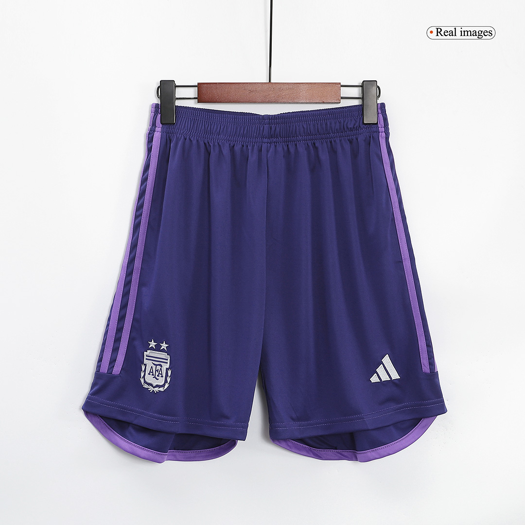 Argentina Soccer Shorts Away Replica World Cup 2022