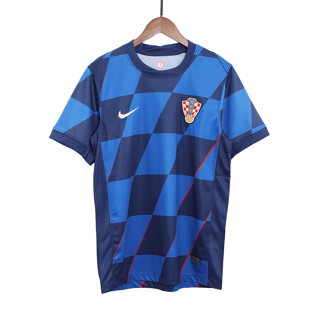 Men's Croatia Away Kit(Jersey+Shorts) Euro 2024