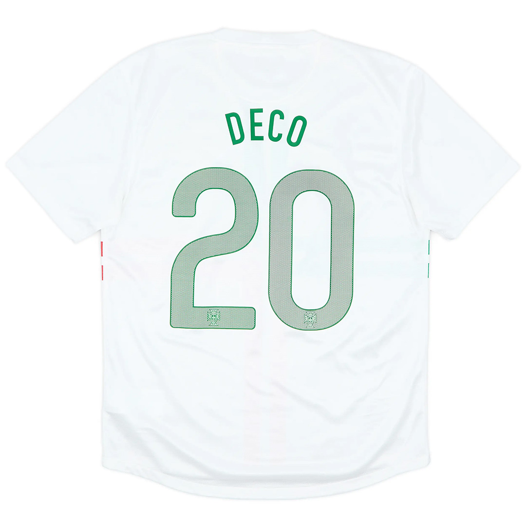 DECO #20 Portugal Retro Away Jersey Euro Cup 2012