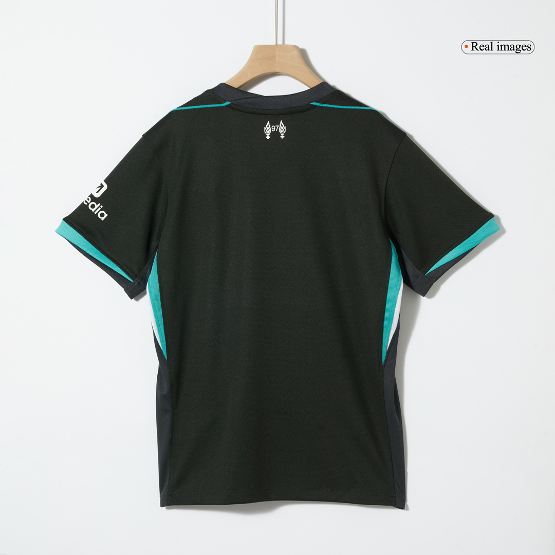 Kids Liverpool Away Full Jersey Kit 2024/25