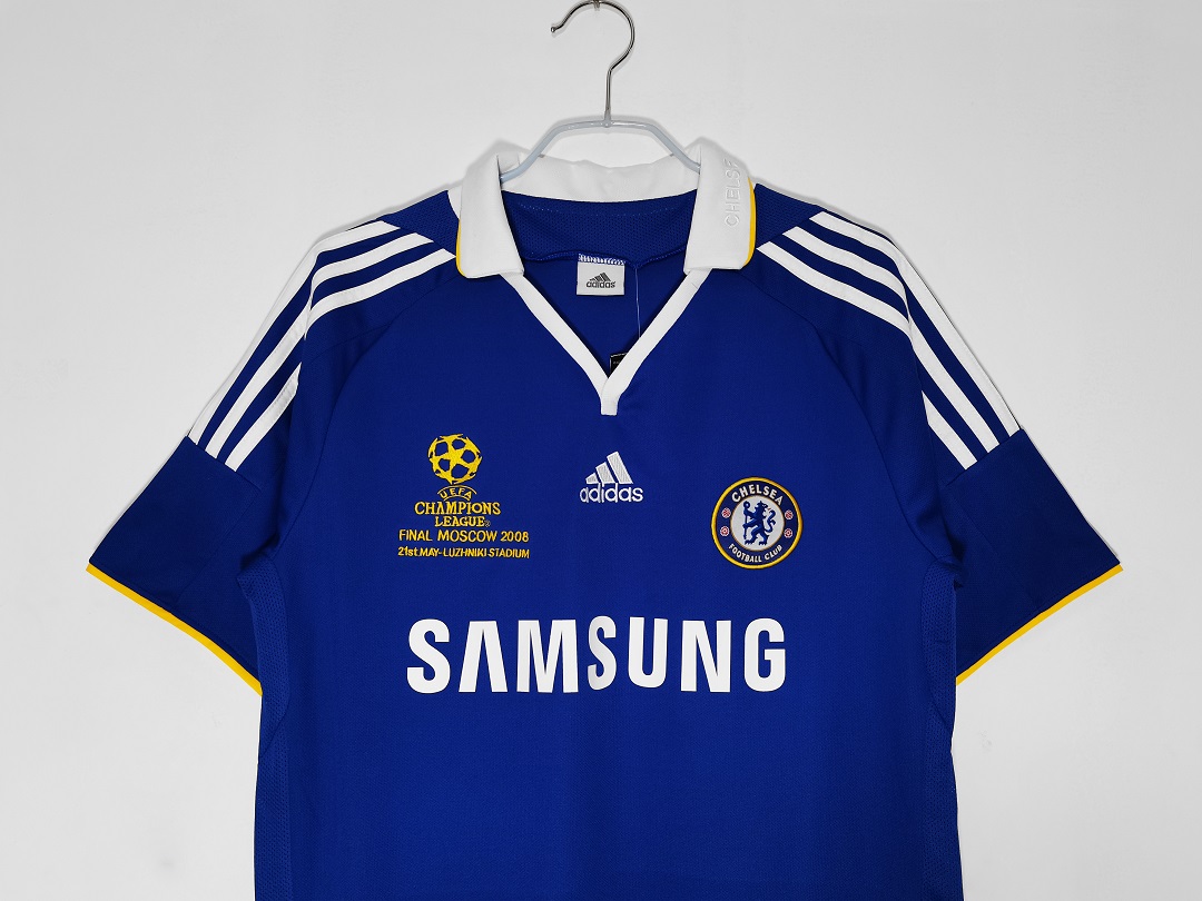 Retro Chelsea UCL Final Home Jersey 2008