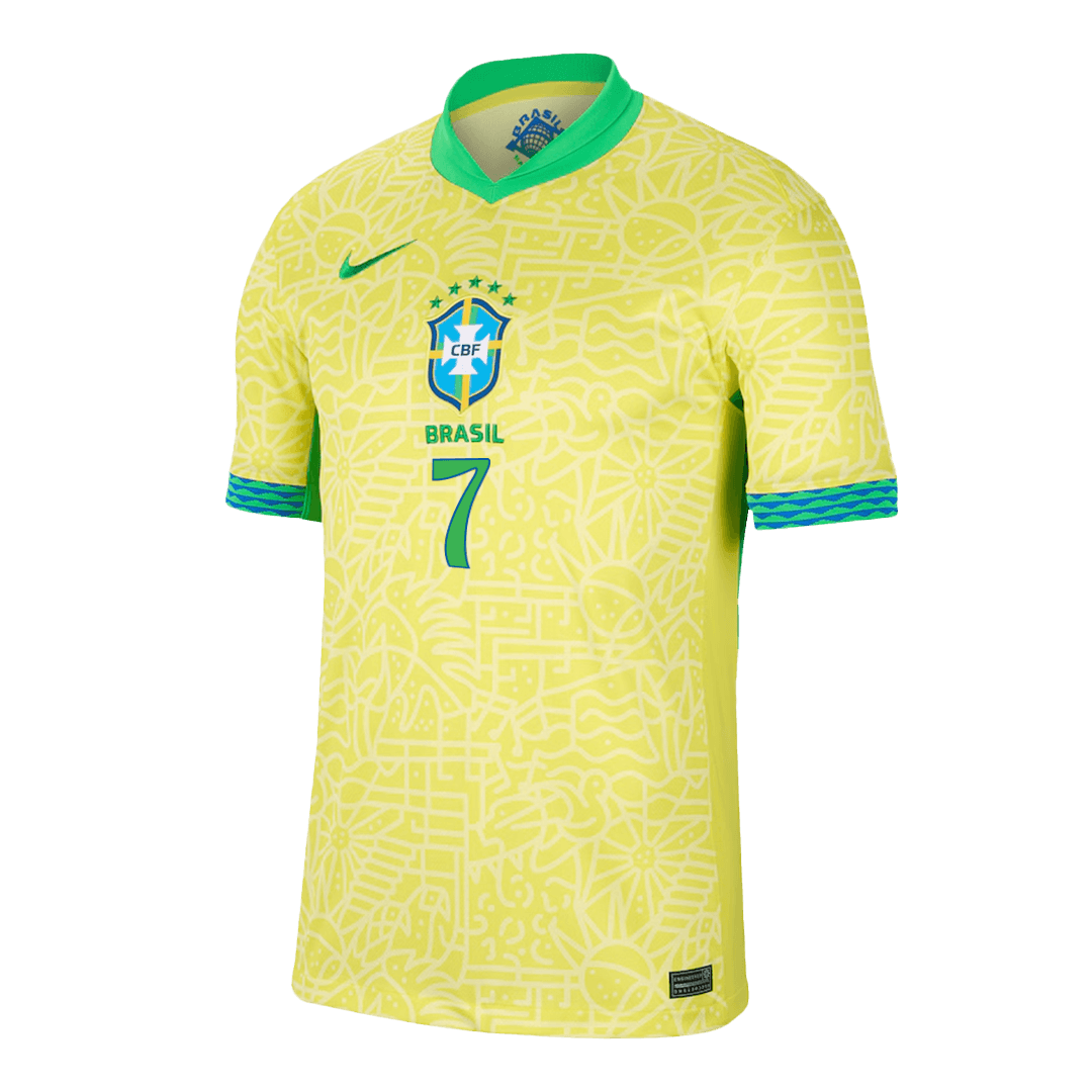 [Super Replica] VINI JR. #7 Brazil Home Jersey Copa America 2024