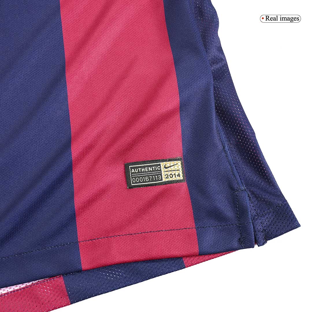 Retro Barcelona Home Long Sleeve Jersey 2014/15