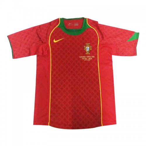 Retro Portugal Home Jersey Euro Cup Final 2004