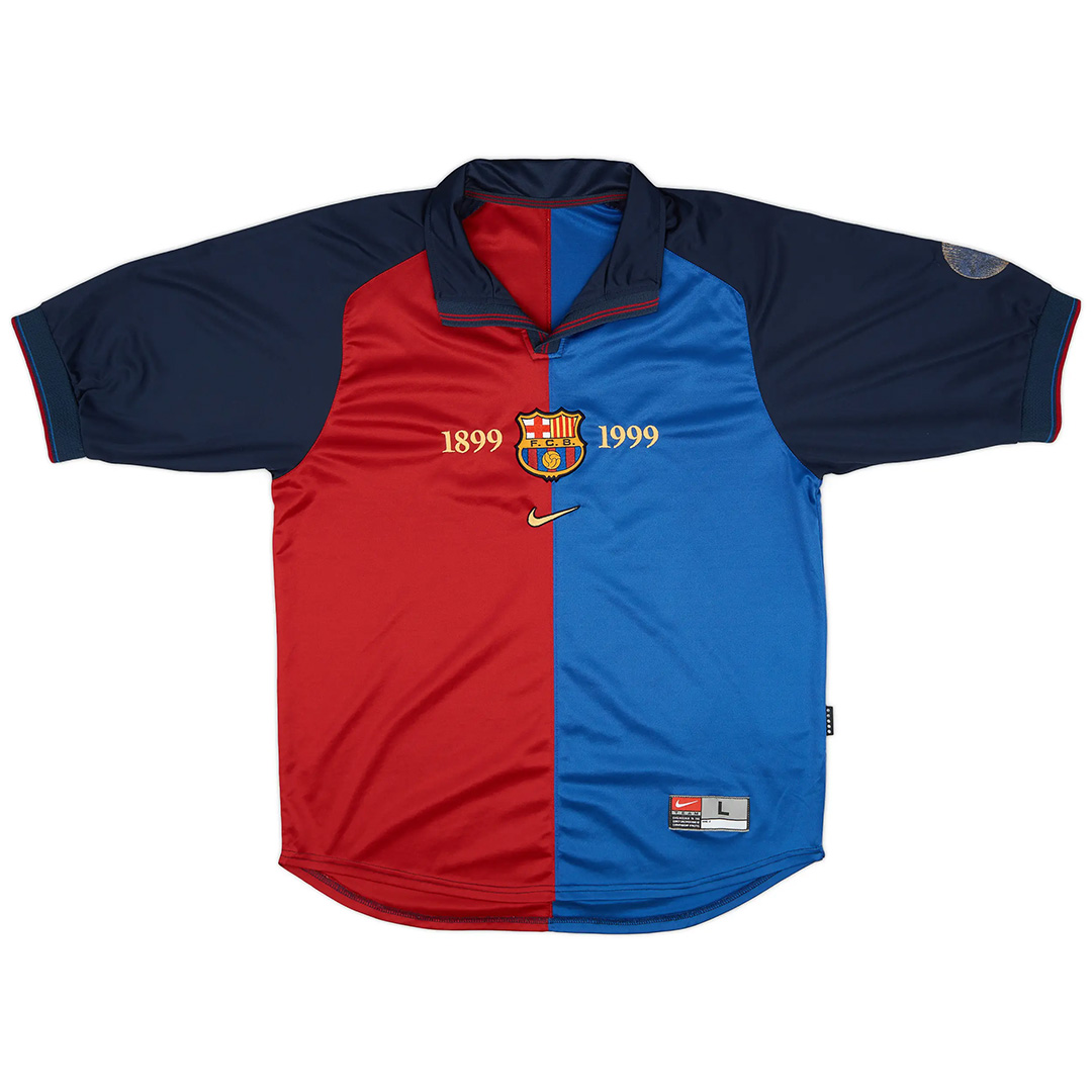 Retro Barcelona 100-Yeas Anniversary Home Jersey 1999/00