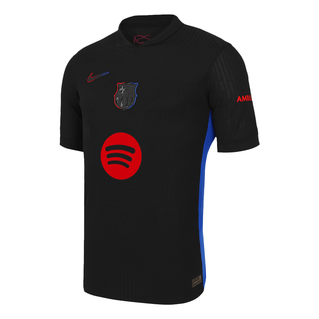 F.DE JONG #21 Barcelona Away Spotify Logo Without Text Match Jersey 2024/25