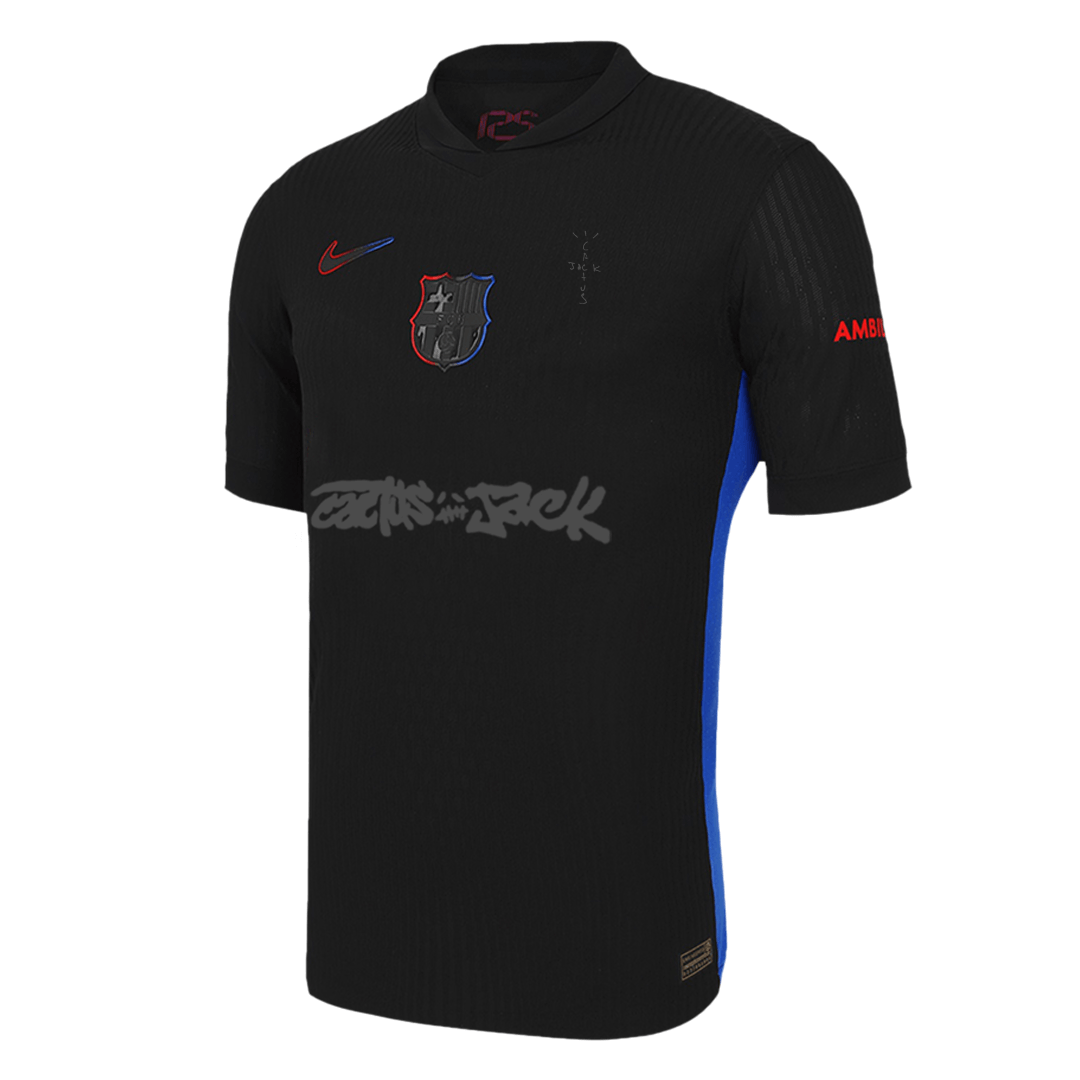 Barcelona x Travis Scott Cactus Jack Away Jersey Player Version 2024/25